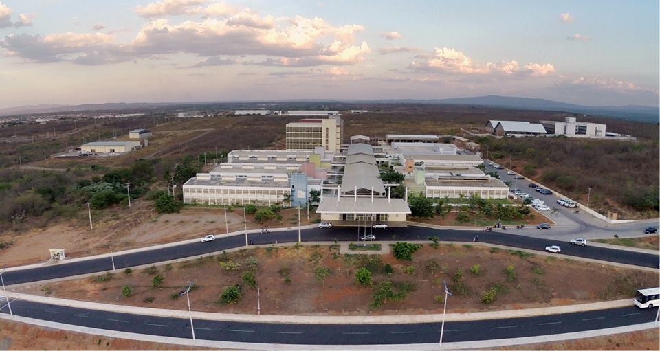 Imagem vista de cima da Universidade Federal do Cariri