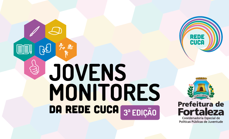 Banner do Programa Jovens Monitores da Rede Cuca